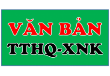 Các loại văn bản thủ tục hải quan